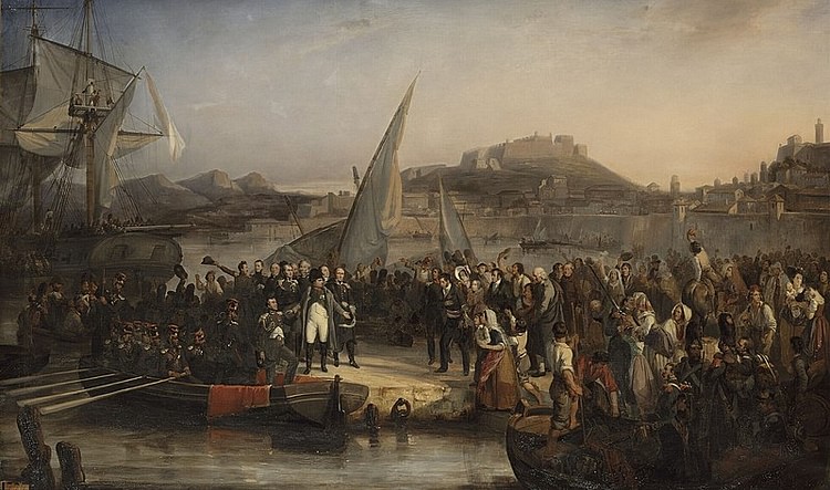 Napoleon Leaving Elba