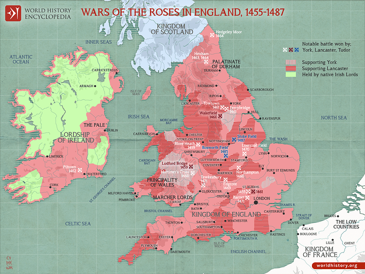 Wars of the Roses in England, 1455 - 1487