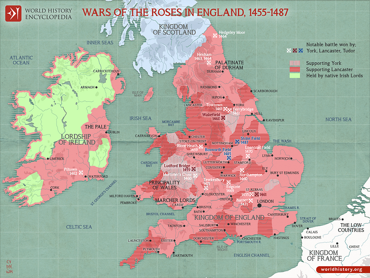 War Of Roses Wars of the Roses - World History Encyclopedia