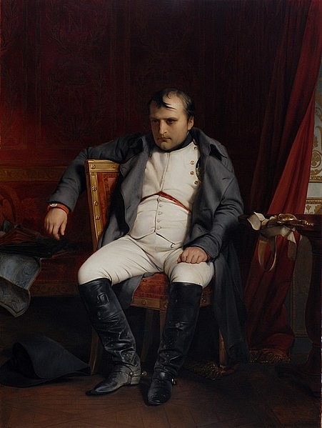 Napoleon after his Abdication at Fontainebleau