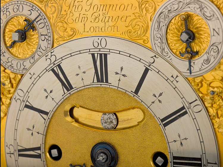 Detail, Tompion Clock Face