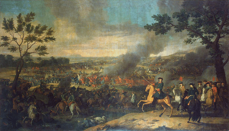 Battle of Poltava 1709 By Louis Caravaque