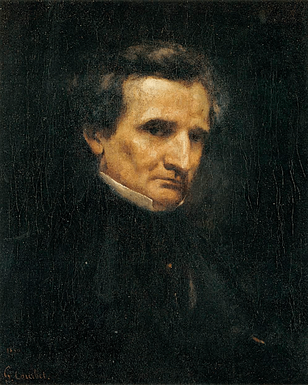 Hector Berlioz by Courbet