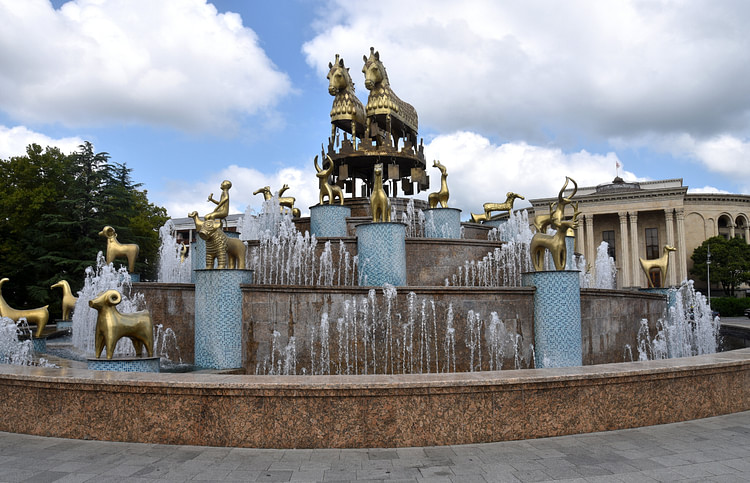 Colchis Fountain in Kutaisi