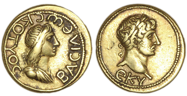 Gold Coin of Bosporan king Cotys II