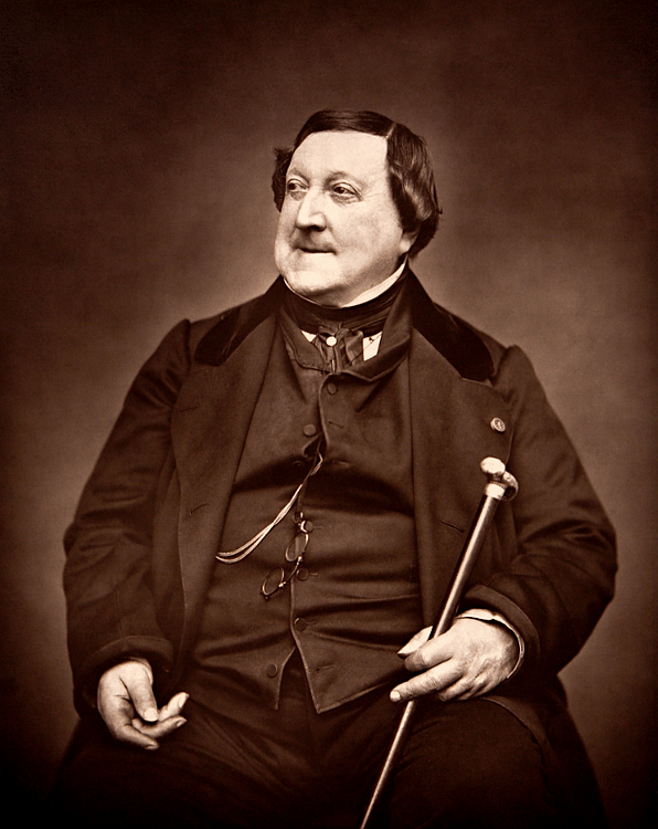 Gioachino Rossini in 1865