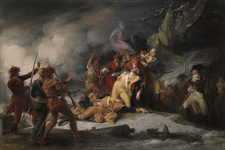 Death of General Montgomery in the Attack on Quebec