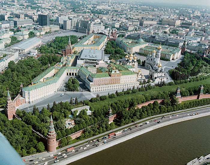 Bird's-Eye View of the Kremlin
