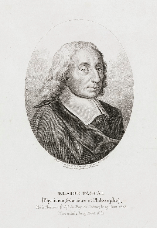 Basile Pascal Portrait of Blaise Pascal (Illustration) - World History Encyclopedia