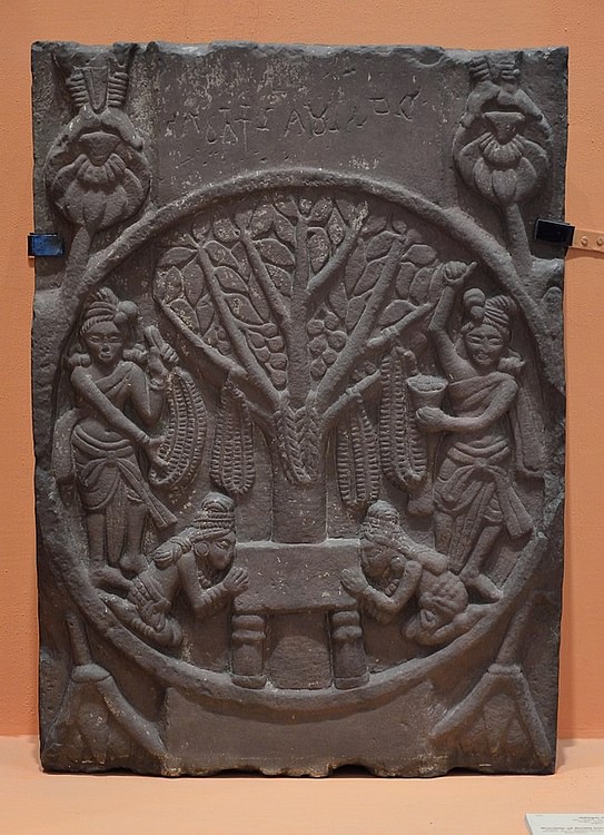 Worship of Bodhi Tree