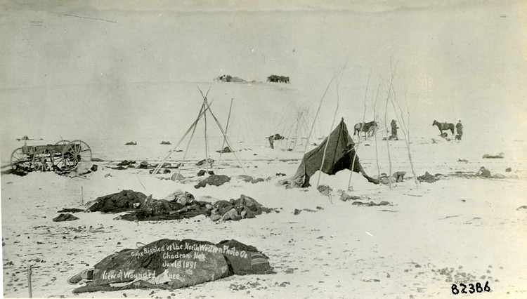 The Battlefield at Wounded Knee