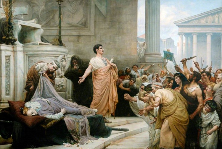 Mark Antony's Oration over the Body of Caesar