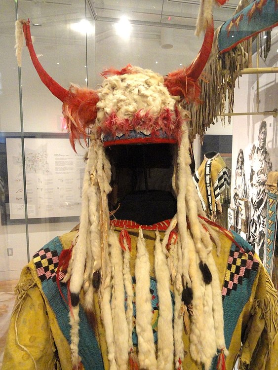 Horned Bonnet and Ceremonial Shirt