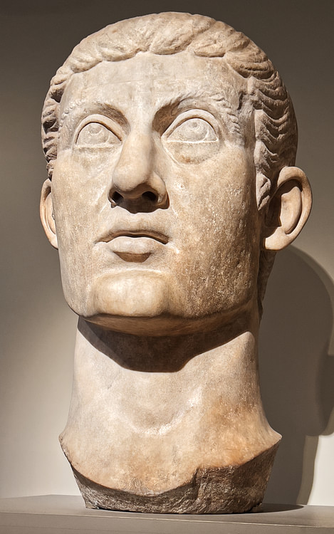 Marble Head of Emperor Constantine I