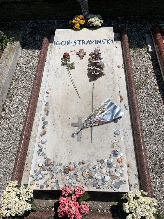 Grave of Stravinsky