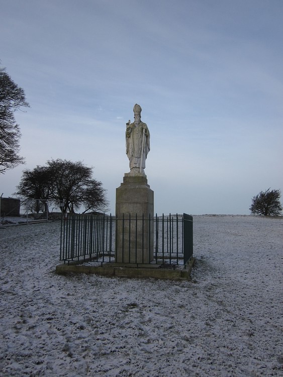Saint Patrick's Statue at Hill of Tara, County Meath, Ireland