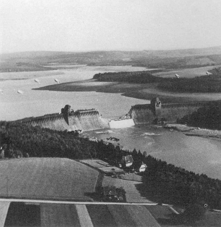 Breached Möhne Dam