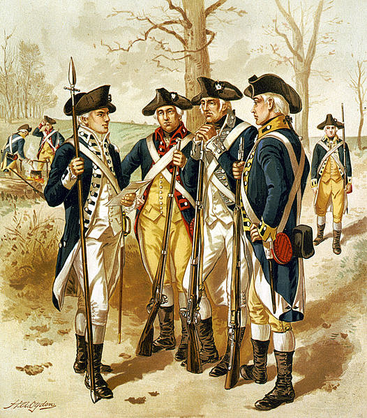 Infantry of the Continental Army, c. 1779-1783