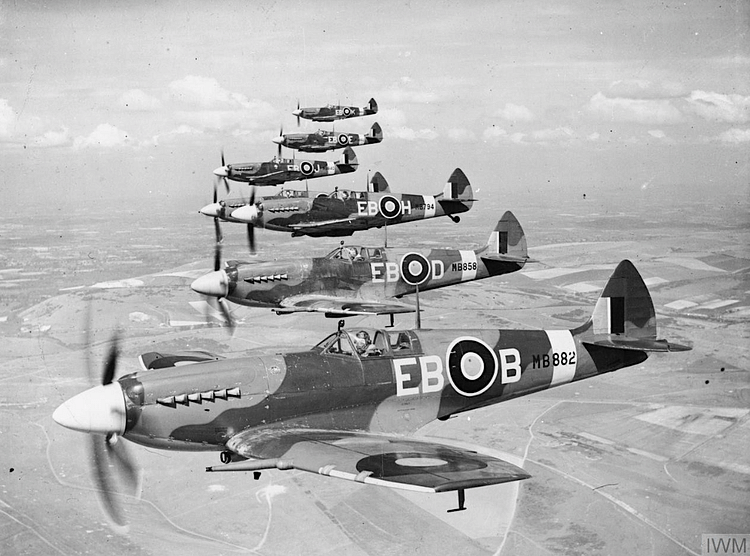 Squadron of Spitfires