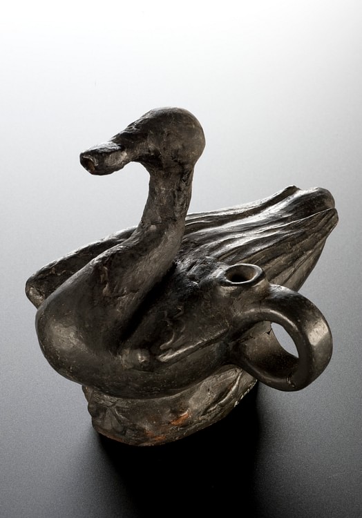 Roman Feeding Bottle in the Shape of a Swan