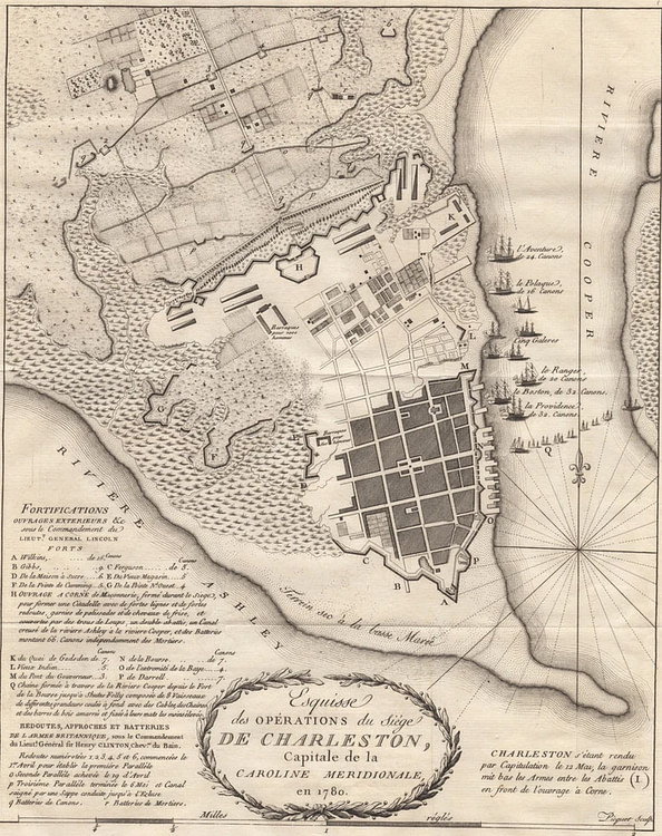 Charleston Fortifications, 1780