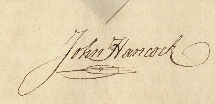 John Hancock's Signature