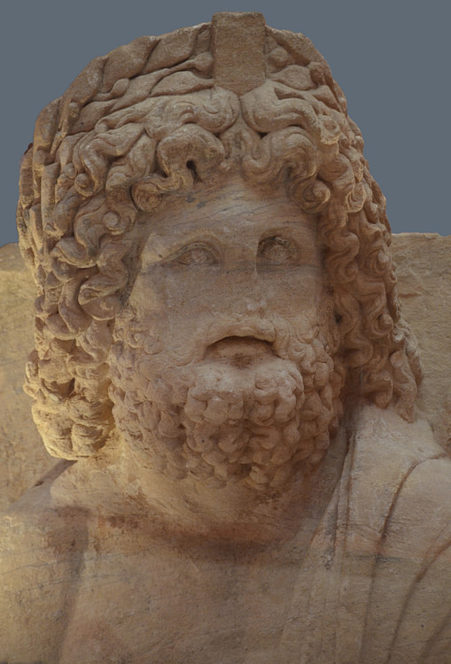 Bust of Zeus-Dushara from Petra
