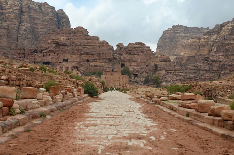 Colonnaded Street of Petra