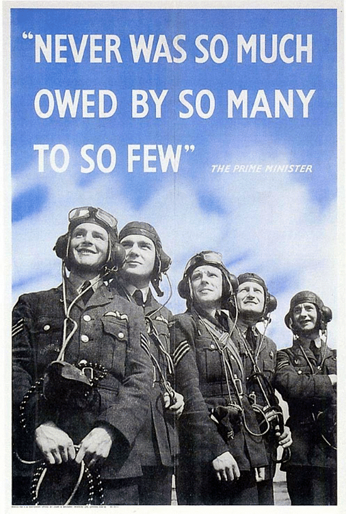 Battle of Britain Victory Poster