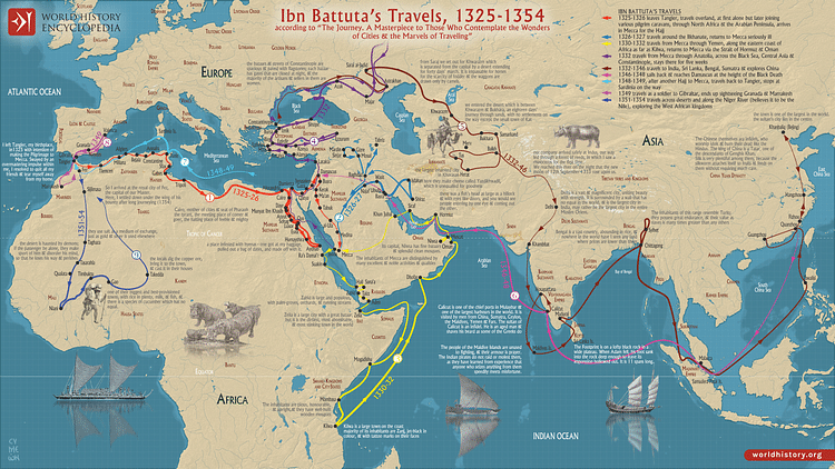 Ibn Battuta’s Travels, 1325-1354