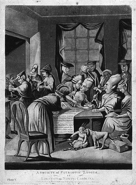 Satirical Depiction of the Edenton Tea Party