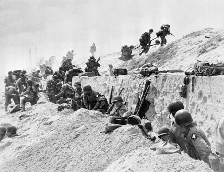 Breaching the Sea Wall, Utah Beach