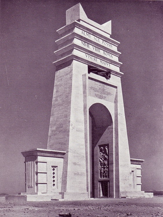 The Marble Arch on the Via Balbia