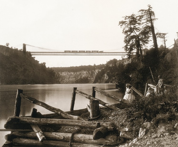 Niagara Suspension Bridge, 1859