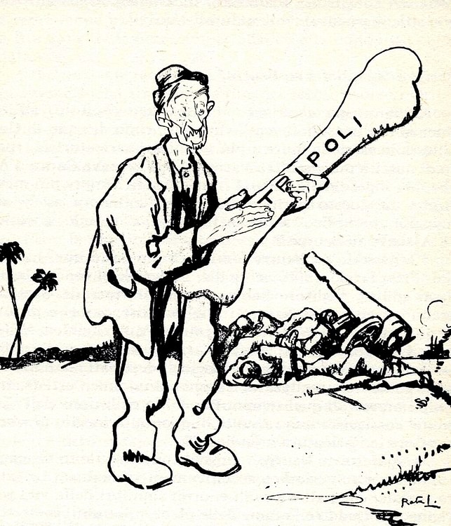 A Cartoon Against the War in Libya, 1911
