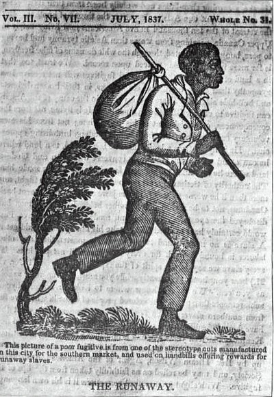 Runaway Slave Poster, 1837