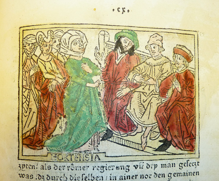 Hortensia before the Second Triumvirate