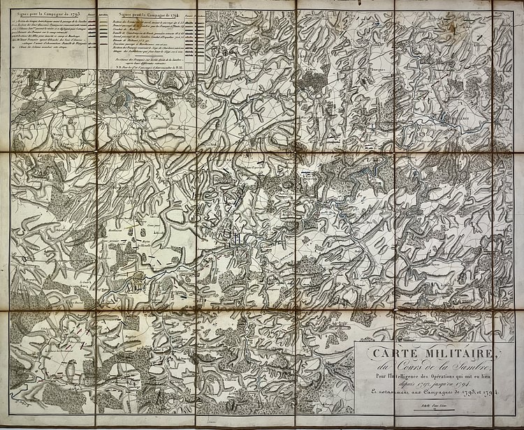 Military Map of the Course of the Sambre