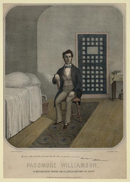 Passmore Williamson in Prison, 1855