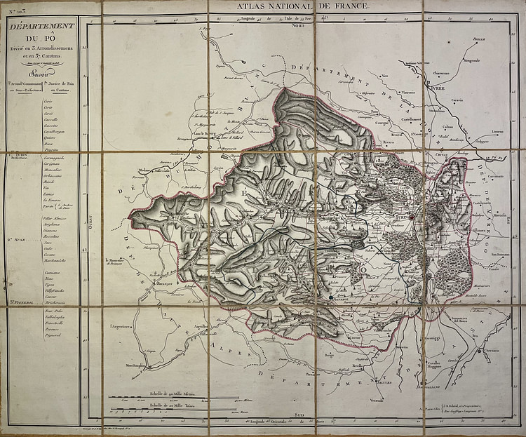 Map of the Pô Department