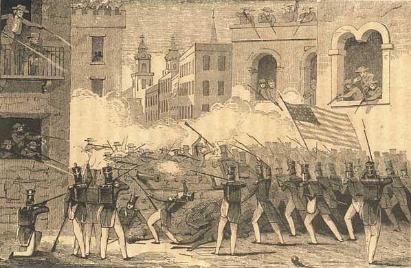 US Troops at the Battle of Monterrey, September 1846