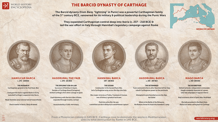 The Barcid Dynasty of Carthage