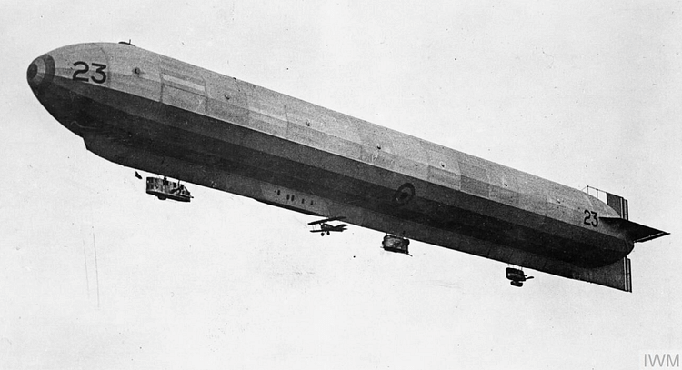 British Airship R23 in WWI