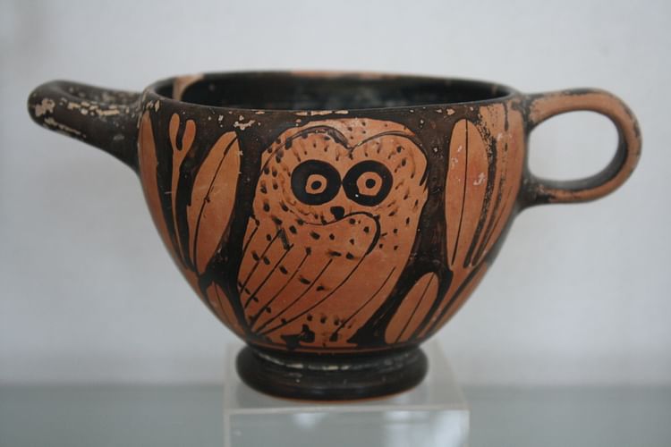 Red-Figure Owl Cup