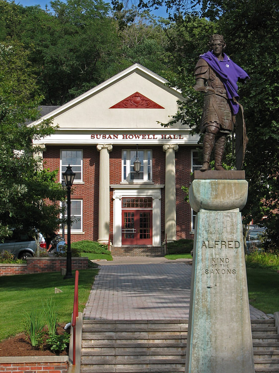 Alfred the Great Statue, Alfred University