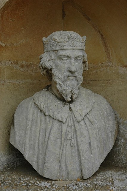 Bust of Alfred the Great in the Temple of British Worthies
