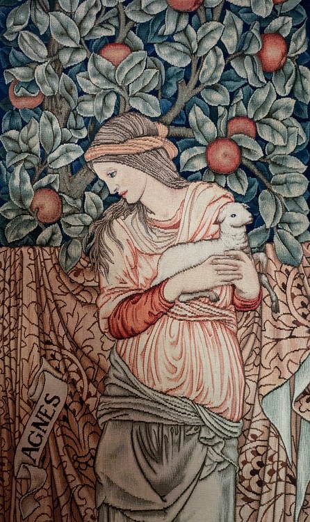 Saint Agnes of Rome, Tapestry Detail