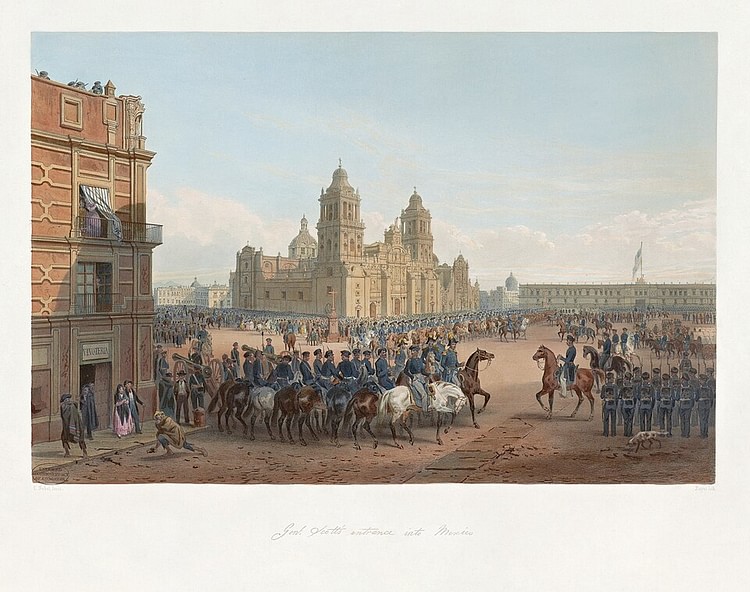 General Scott Enters Mexico City