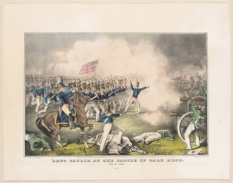 Taylor at the Battle of Palo Alto