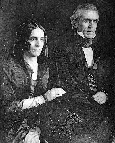 James and Sarah Polk, circa 1848
